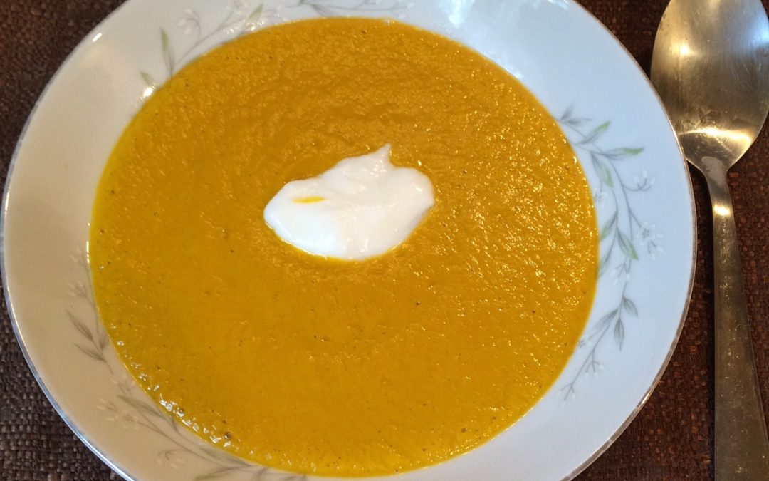Ginger Carrot and Sweet Potato Soup